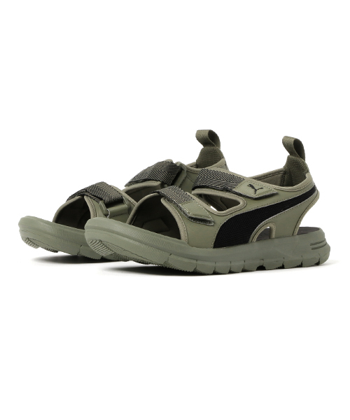 PUMA(プーマ)の「ワイルド サンダル プラス(サンダル・メンズ・ブラック/ネイビー/カーキ・29.0cm/30.0cm/28.0cm/25.0cm/27.0cm/26.0cm)」の2枚目の写真