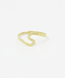 【V&SSS】big wave ring (brass)