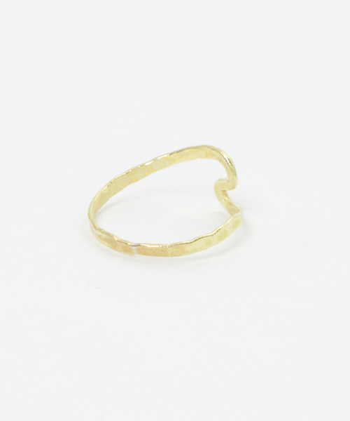 TONE SELECT GOODS(トーンセレクトグッズ)の「【V&SSS】big wave ring (brass)(リング・レディース・ゴールド/シルバー・9号/6号/11号/13号/3号/15号/18号/1号/FREE/5号/7号)」の3枚目の写真