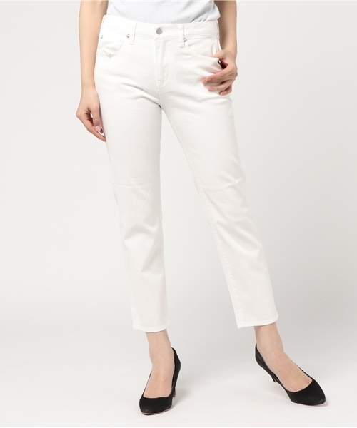 human woman(ヒューマンウーマン)の「デニムパンツ(デニムパンツ・レディース・ホワイト・X-SMALL/SMALL/LARGE/MEDIUM)」の1枚目の写真
