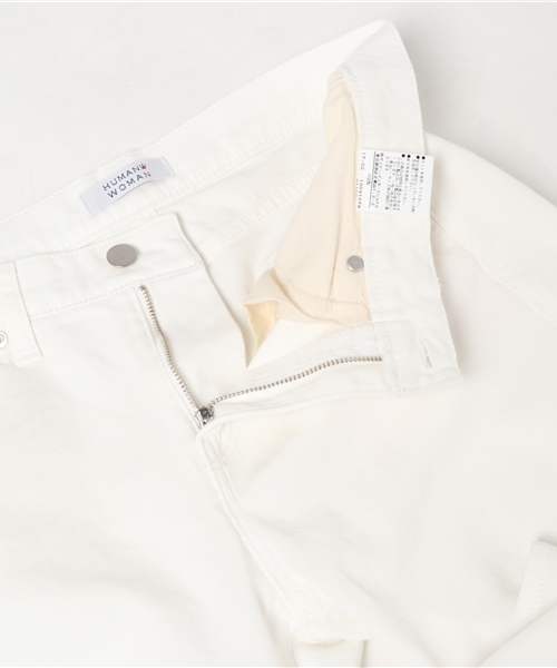 human woman(ヒューマンウーマン)の「デニムパンツ(デニムパンツ・レディース・ホワイト・X-SMALL/SMALL/LARGE/MEDIUM)」の9枚目の写真