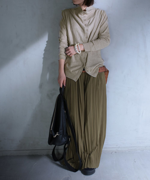 antiqua(アンティカ)の「2WAYカーディガン(カーディガン/ボレロ・レディース・ブラック/ベージュ/パープル/レッド・FREE)」の12枚目の写真