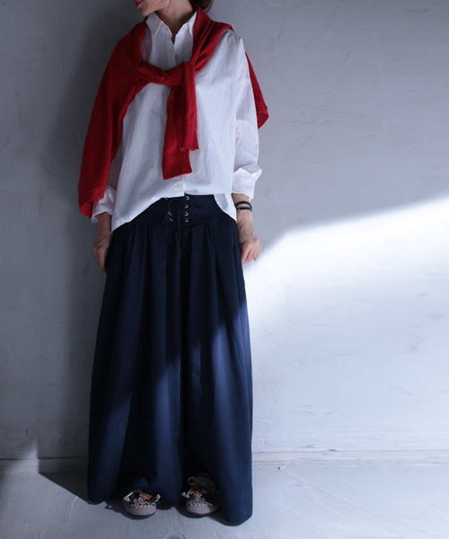 antiqua(アンティカ)の「2WAYカーディガン(カーディガン/ボレロ・レディース・ブラック/ベージュ/パープル/レッド・FREE)」の6枚目の写真