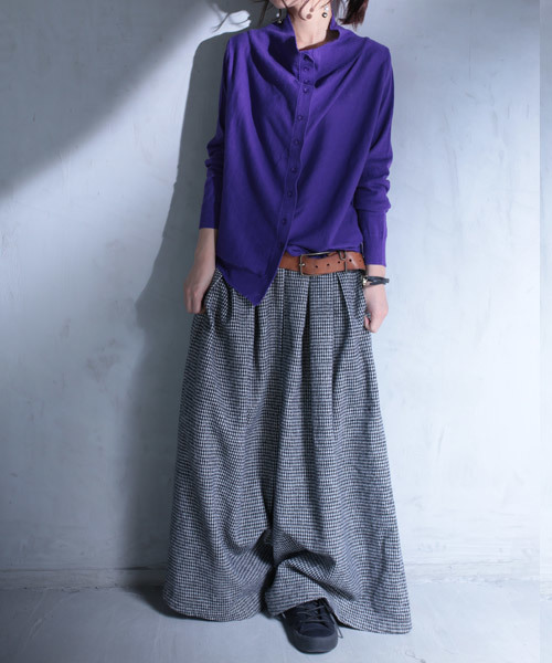 antiqua(アンティカ)の「2WAYカーディガン(カーディガン/ボレロ・レディース・ブラック/ベージュ/パープル/レッド・FREE)」の13枚目の写真