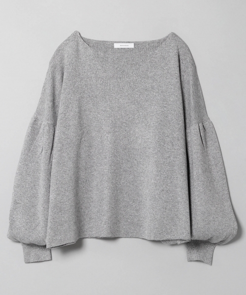 JEANASIS（ジーナシス）の「12Gプチラメボートプルオーバー/772962（ニット/セーター・レディース・ブラック/グレー/キャメル・FREE）」の3枚目の写真