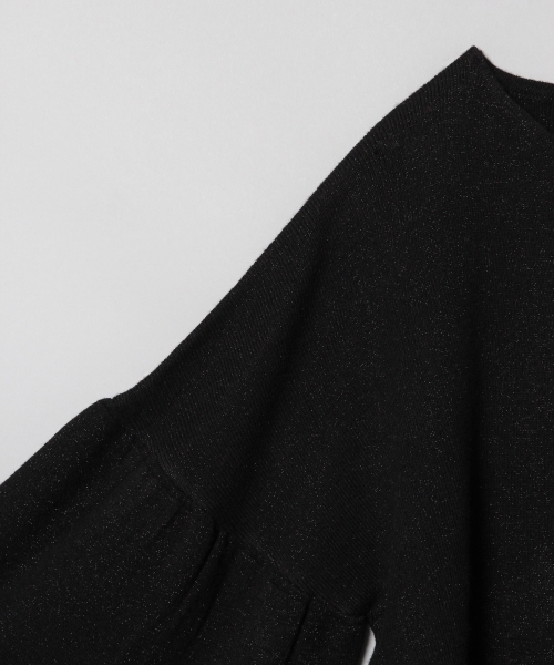 JEANASIS（ジーナシス）の「12Gプチラメボートプルオーバー/772962（ニット/セーター・レディース・ブラック/グレー/キャメル・FREE）」の8枚目の写真