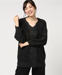 AMERICAN HOLIC | ・フロントケーブルVネックチュニック(チュニック)