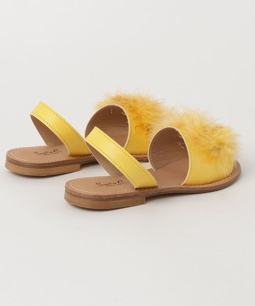 Sonia C（ソニアシー）の「フェザーストラップサンダル（サンダル・レディース・ベージュ/イエロー/ネイビー・35/36/37/38/39）」の11枚目の写真