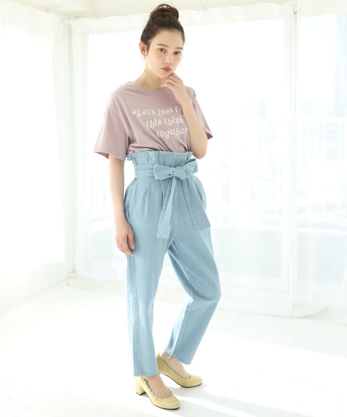 one after another NICE CLAUP（ワンアフターアナザーナイスクラップ）の「アソートロゴTシャツ（Tシャツ/カットソー・レディース・オフホワイト/ブラック/ピンク・FREE）」の13枚目の写真