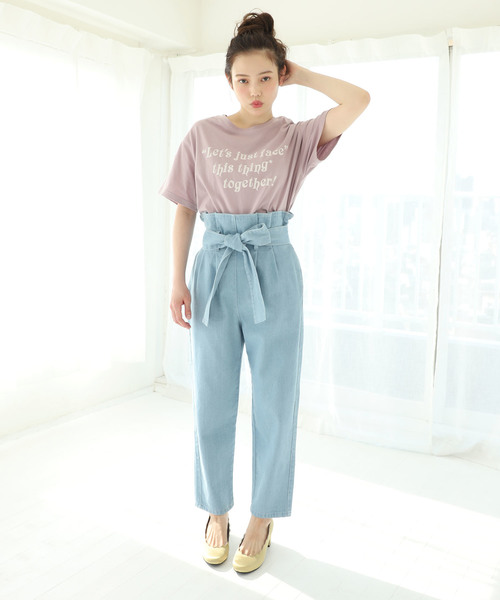 one after another NICE CLAUP（ワンアフターアナザーナイスクラップ）の「アソートロゴTシャツ（Tシャツ/カットソー・レディース・オフホワイト/ブラック/ピンク・FREE）」の15枚目の写真