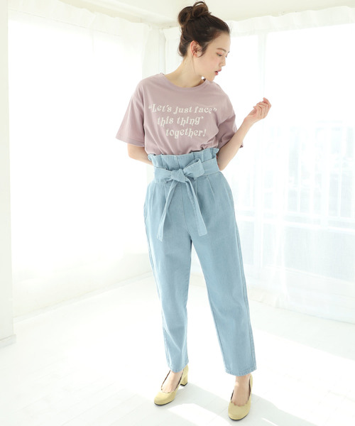 one after another NICE CLAUP（ワンアフターアナザーナイスクラップ）の「アソートロゴTシャツ（Tシャツ/カットソー・レディース・オフホワイト/ブラック/ピンク・FREE）」の19枚目の写真