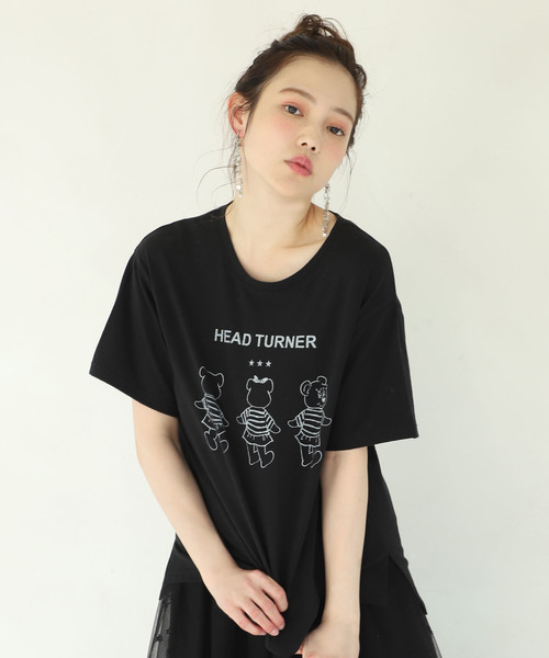 one after another NICE CLAUP（ワンアフターアナザーナイスクラップ）の「アソートロゴTシャツ（Tシャツ/カットソー・レディース・オフホワイト/ブラック/ピンク・FREE）」の8枚目の写真