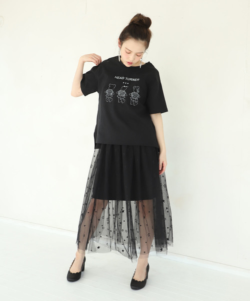 one after another NICE CLAUP（ワンアフターアナザーナイスクラップ）の「アソートロゴTシャツ（Tシャツ/カットソー・レディース・オフホワイト/ブラック/ピンク・FREE）」の14枚目の写真