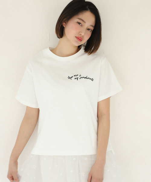 one after another NICE CLAUP（ワンアフターアナザーナイスクラップ）の「アソートロゴTシャツ（Tシャツ/カットソー・レディース・オフホワイト/ブラック/ピンク・FREE）」の18枚目の写真