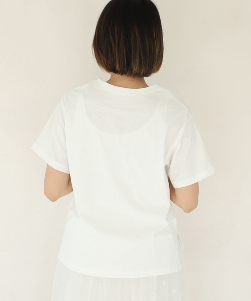 one after another NICE CLAUP（ワンアフターアナザーナイスクラップ）の「アソートロゴTシャツ（Tシャツ/カットソー・レディース・オフホワイト/ブラック/ピンク・FREE）」の9枚目の写真
