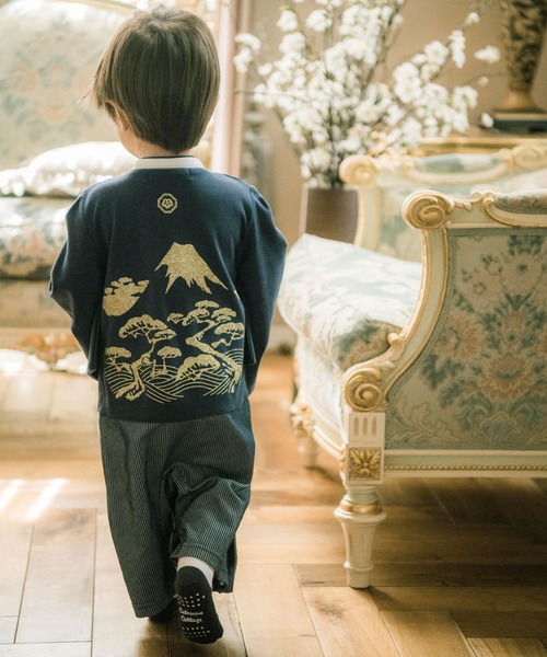 Catherine Cottage(キャサリンコテージ)の「羽織付き袴ロンパース(ロンパース・キッズ・ブラック系その他2/ブルー系その他7・70/80/90)」の13枚目の写真