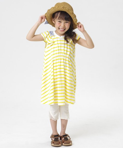 apres les cours（アプレレクール）の「おりたたみリボンペーパーハット（ハット・キッズ・ベージュ/ピンク/ブラウン・48/52/54/50/56）」の6枚目の写真