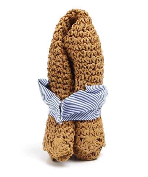 apres les cours（アプレレクール）の「おりたたみリボンペーパーハット（ハット・キッズ・ベージュ/ピンク/ブラウン・48/52/54/50/56）」の8枚目の写真