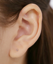 ESTELLE（エステール）の「プラチナ ピアス （2mm） ESTELLE/エステール（ピアス（両耳用））」