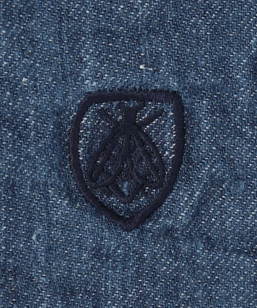 ORCIVAL（オーシバル）の「【ORCIVAL】半袖プルオーバー リネンシャツ YLD WOMEN（シャツ/ブラウス・レディース・インディゴブルー・1）」の6枚目の写真