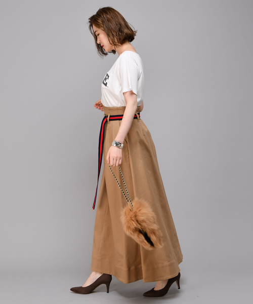 RIVE DROITE（リヴドロワ）の「TC天竺YALEロゴカットソー（Tシャツ/カットソー・レディース・ホワイト/チャコールグレー・FREE）」の5枚目の写真