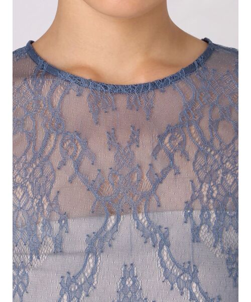 LAGUNAMOON（ラグナムーン）の「LADYロングスリーブレーストップス（シャツ/ブラウス・レディース・ブラック/ベージュ/ブルー・FREE）」の7枚目の写真