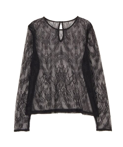 LAGUNAMOON（ラグナムーン）の「LADYロングスリーブレーストップス（シャツ/ブラウス・レディース・ブラック/ベージュ/ブルー・FREE）」の13枚目の写真