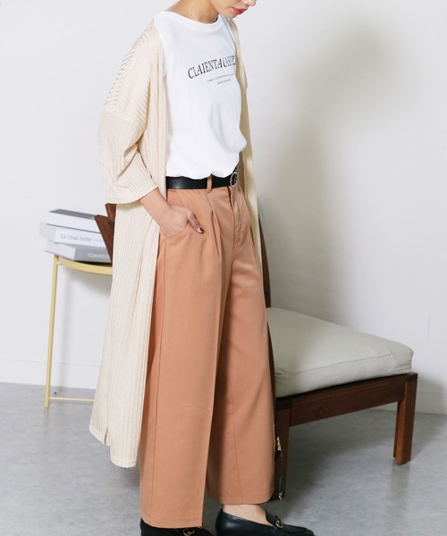 reca(レカ)の「ゆるテロロングカーディガン(カーディガン/ボレロ・レディース・グレー系その他/ベージュ/カーキ/ネイビー・FREE)」の1枚目の写真