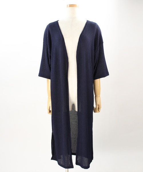 reca(レカ)の「ゆるテロロングカーディガン(カーディガン/ボレロ・レディース・グレー系その他/ベージュ/カーキ/ネイビー・FREE)」の22枚目の写真