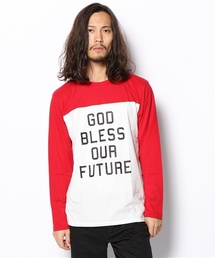 WEGO/バイカラーロゴTee