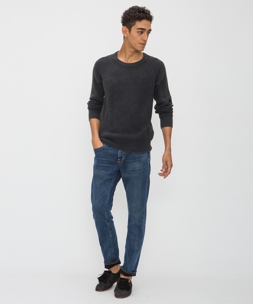 冬用❤️ヤヌーク 裏微起毛 ウィンターリゾート デニム イージーパンツ