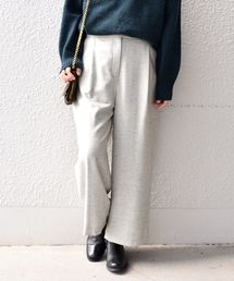 liflattie ships | liflattie ships:ツイードタックストレートパンツ(その他パンツ)