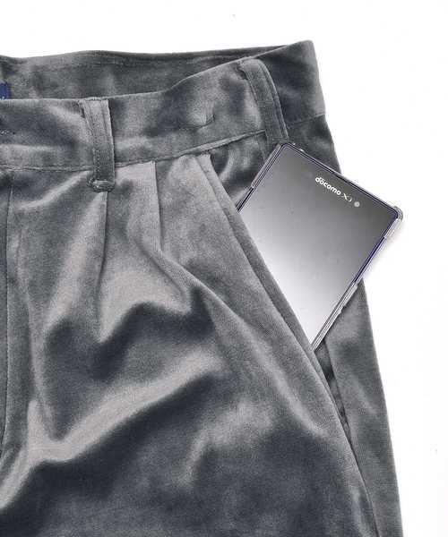 MinoriTY(マイノリティ)の「ワイドパンツ/ベロア(その他パンツ・メンズ・ブラック/ベージュ/パープル/ネイビー/ブラウン/グリーン/ワイン/チャコール・M/L/XL)」の16枚目の写真