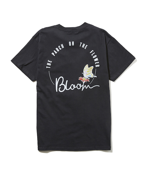 rehacer(レアセル)の「rehacer : Parch flower / パーチ フラワー Tシャツ(Tシャツ/カットソー・メンズ・ホワイト/ブラック・SMALL/MEDIUM/LARGE/X-LARGE)」の2枚目の写真