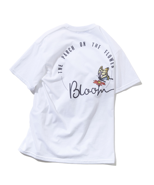 rehacer(レアセル)の「rehacer : Parch flower / パーチ フラワー Tシャツ(Tシャツ/カットソー・メンズ・ホワイト/ブラック・SMALL/MEDIUM/LARGE/X-LARGE)」の10枚目の写真