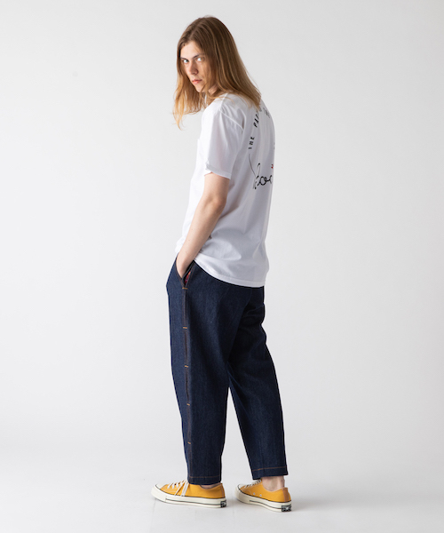 rehacer(レアセル)の「rehacer : Parch flower / パーチ フラワー Tシャツ(Tシャツ/カットソー・メンズ・ホワイト/ブラック・SMALL/MEDIUM/LARGE/X-LARGE)」の12枚目の写真
