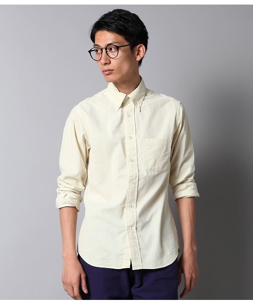 ADAM ET ROPE'（アダムエロペ）の「コーデュロイ ボタンダウンシャツ（シャツ/ブラウス・メンズ・モスグリーン/ホワイト系その他/サックスブルー/ネイビー・LARGE/MEDIUM）」の2枚目の写真