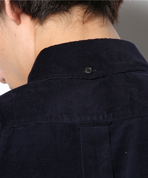 ADAM ET ROPE'（アダムエロペ）の「コーデュロイ ボタンダウンシャツ（シャツ/ブラウス・メンズ・モスグリーン/ホワイト系その他/サックスブルー/ネイビー・LARGE/MEDIUM）」の9枚目の写真