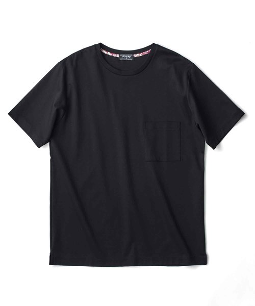 MEN'S BIGI（メンズビギ）の「【マーキュリー加工】ポンチTシャツ（Tシャツ/カットソー・メンズ・ホワイト/ブラック/ダークネイビー・S/M/L）」の11枚目の写真