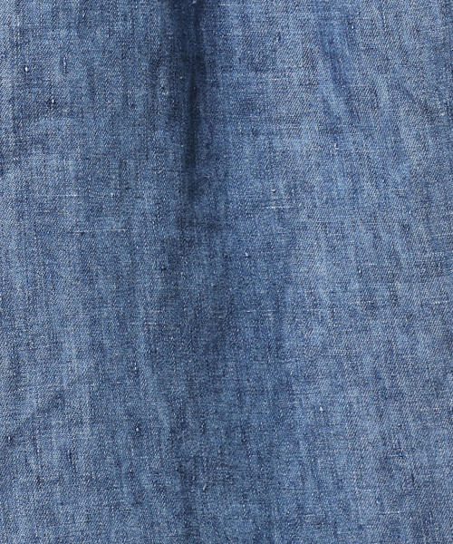 coen（コーエン）の「フレンチリネンデニムワイドパンツ（デニムパンツ・レディース・ネイビー/コバルトブルー・SMALL/MEDIUM/LARGE）」の7枚目の写真