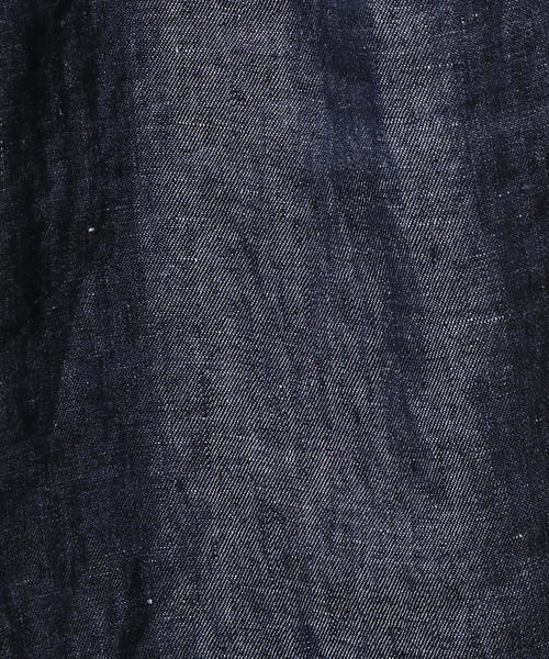 coen（コーエン）の「フレンチリネンデニムワイドパンツ（デニムパンツ・レディース・ネイビー/コバルトブルー・SMALL/MEDIUM/LARGE）」の8枚目の写真