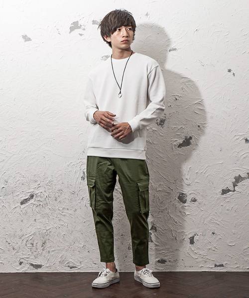 MinoriTY（マイノリティ）の「ストレッチサルエルカーゴテーパードパンツ（その他パンツ・メンズ・ブラック/オリーブ/ブルー系その他・M/L）」の9枚目の写真