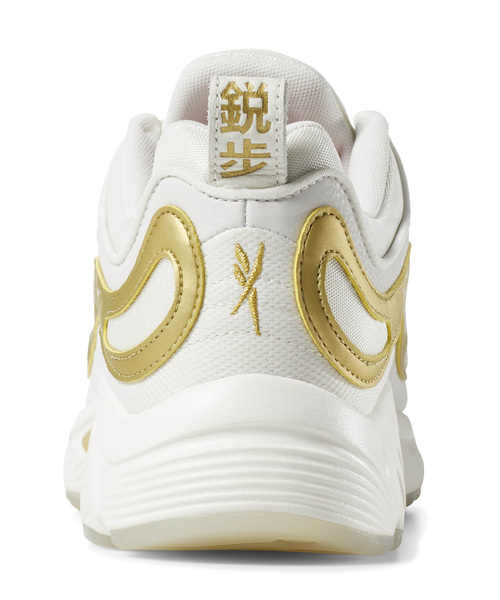 Reebok（リーボック）の「デイトナ ディーエムエックス [DAYTONA DMX CNY]（スニーカー・メンズ・ホワイト×ゴールド・26.5cm/25.0cm/26.0cm/23.0cm/27.0cm/24.5cm/28.5cm/27.5cm/23.5cm/24.0cm/25.5cm/28.0cm）」の2枚目の写真