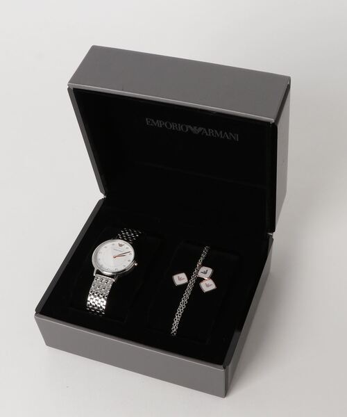 EMPORIO ARMANI（エンポリオアルマーニ）の「エンポリオ・アルマーニ 腕時計 レディース アナログ ステンレス AR80023（アナログ腕時計・レディース・シルバー×ゴールド・FREE）」の9枚目の写真