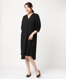 リネンタッチシャツワンピース
