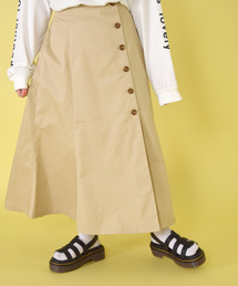 w closet | コットンツイルボタン開きナロースカート(スカート)