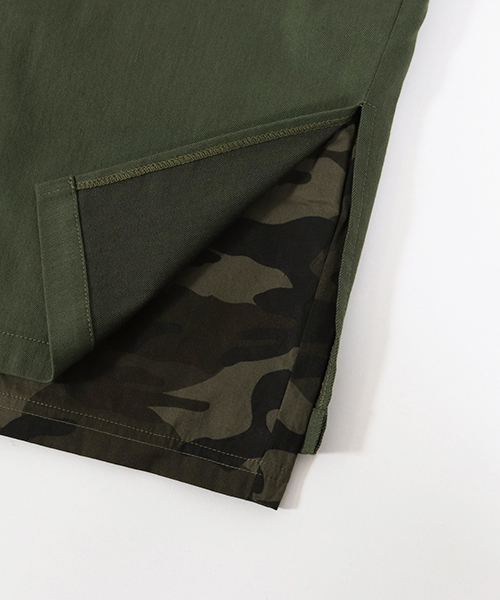 CAMBIO(カンビオ)の「mp6858-Pattern Layered Shorts ショーツ(その他パンツ・メンズ・ブラック/ベージュ/オリーブ/ネイビー・S/M/L)」の22枚目の写真