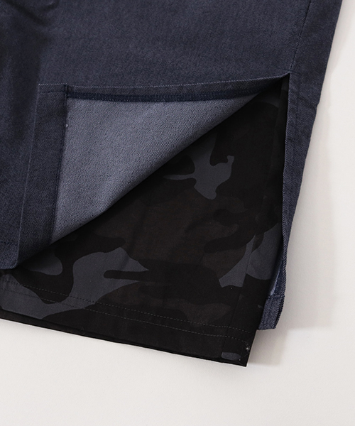 CAMBIO(カンビオ)の「mp6858-Pattern Layered Shorts ショーツ(その他パンツ・メンズ・ブラック/ベージュ/オリーブ/ネイビー・S/M/L)」の12枚目の写真