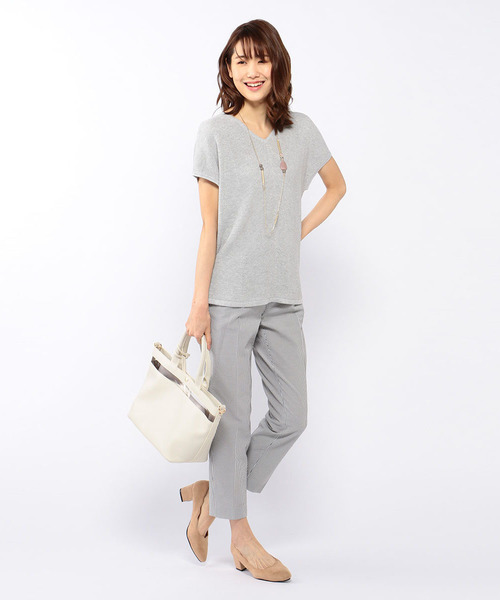 A/C DESIGN BY ALPHA CUBIC（エーシーデザインバイアルファキュービック）の「◇カタログ掲載◇【セットアップ対応】テーパードパンツ（その他パンツ・レディース・ネイビー/ブラック・70/64/67/61）」の22枚目の写真