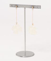 ALPACA TO HANA クローバーロングピアス